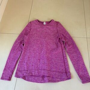 Ivivva Vibrant Pink Heathered Long Sleeve